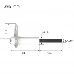 HF0004247 120V AC -Silicon nitride ignition rod.Hot Surface Ignitor